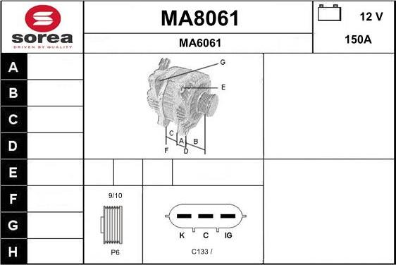 SNRA MA8061 - Alternatore autozon.pro