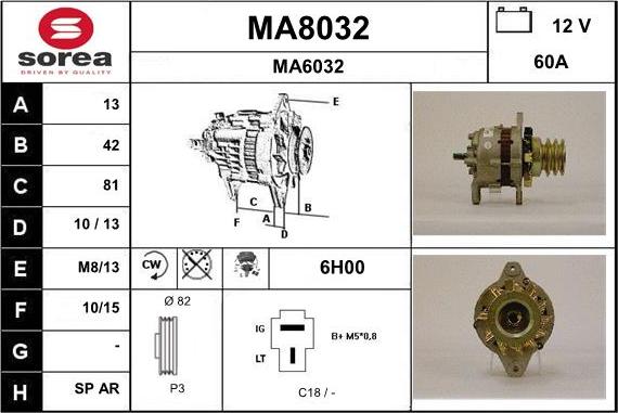 SNRA MA8032 - Alternatore autozon.pro