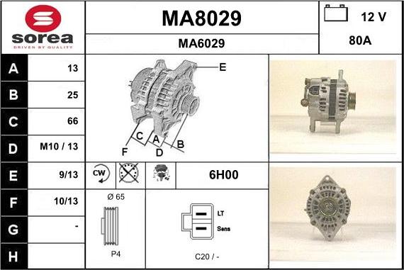 SNRA MA8029 - Alternatore autozon.pro