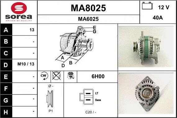 SNRA MA8025 - Alternatore autozon.pro