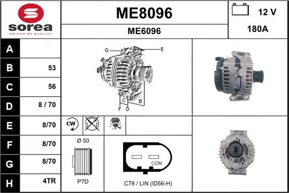 SNRA ME8096 - Alternatore autozon.pro