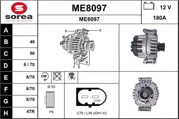 SNRA ME8097 - Alternatore autozon.pro