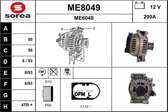 SNRA ME8049 - Alternatore autozon.pro