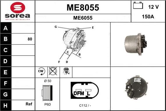 SNRA ME8055 - Alternatore autozon.pro