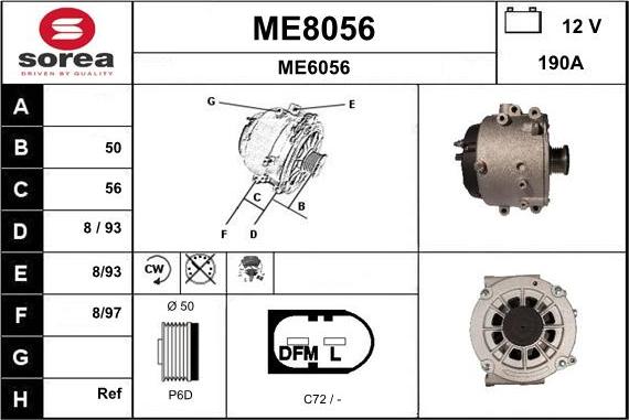 SNRA ME8056 - Alternatore autozon.pro