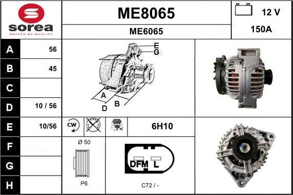 SNRA ME8065 - Alternatore autozon.pro