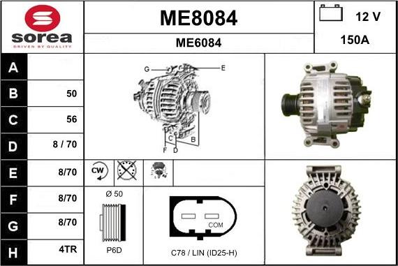 SNRA ME8084 - Alternatore autozon.pro