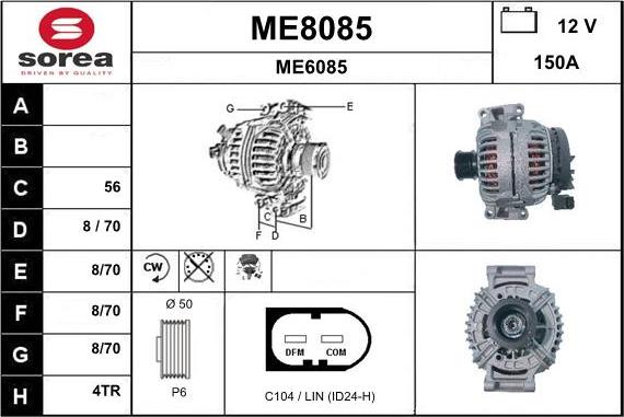 SNRA ME8085 - Alternatore autozon.pro