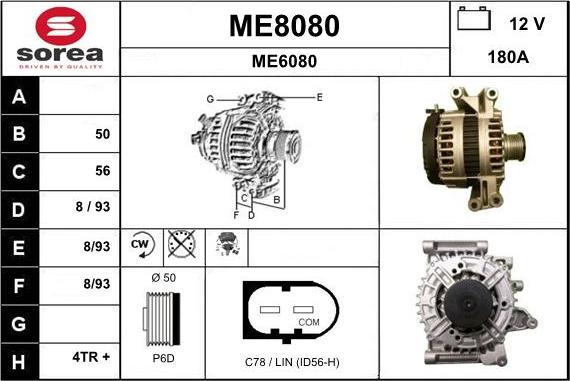 SNRA ME8080 - Alternatore autozon.pro