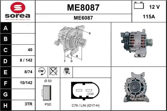 SNRA ME8087 - Alternatore autozon.pro