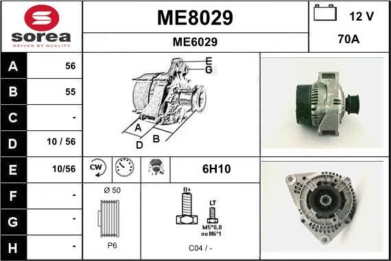 SNRA ME8029 - Alternatore autozon.pro