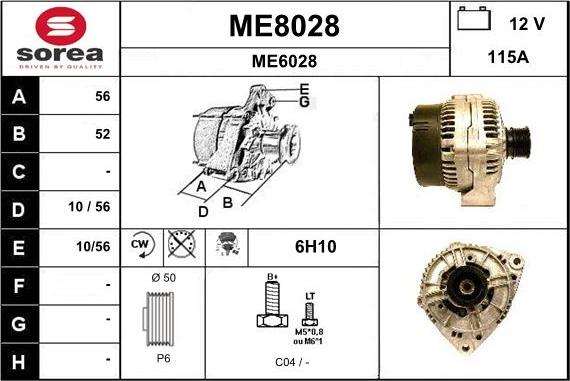 SNRA ME8028 - Alternatore autozon.pro