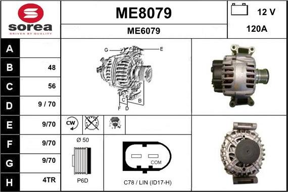 SNRA ME8079 - Alternatore autozon.pro