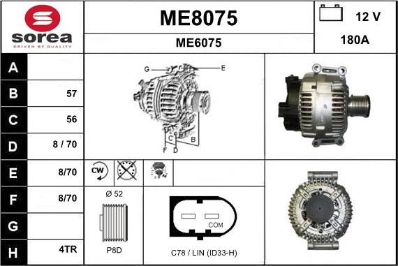 SNRA ME8075 - Alternatore autozon.pro