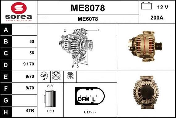 SNRA ME8078 - Alternatore autozon.pro