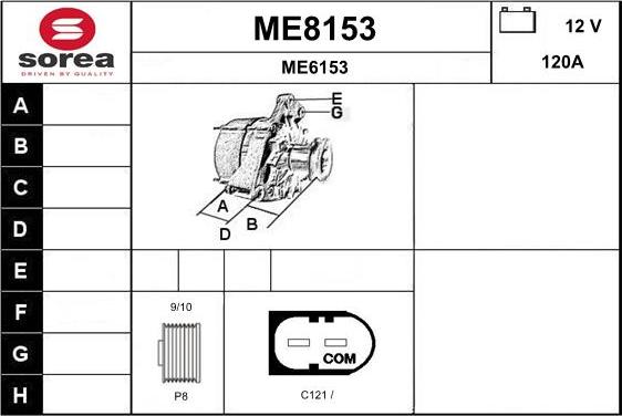 SNRA ME8153 - Alternatore autozon.pro