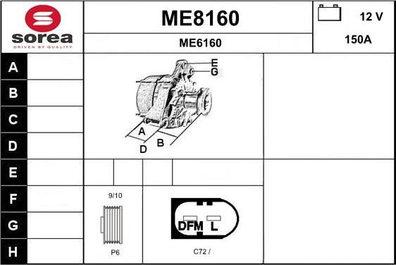 SNRA ME8160 - Alternatore autozon.pro