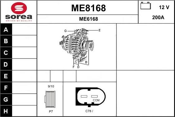 SNRA ME8168 - Alternatore autozon.pro