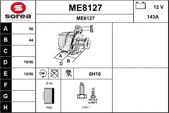 SNRA ME8127 - Alternatore autozon.pro