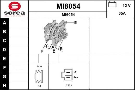 SNRA MI8054 - Alternatore autozon.pro