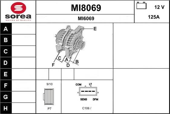 SNRA MI8069 - Alternatore autozon.pro