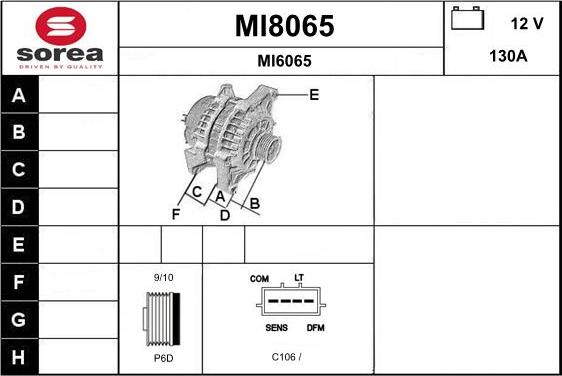 SNRA MI8065 - Alternatore autozon.pro