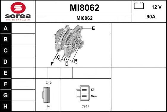 SNRA MI8062 - Alternatore autozon.pro