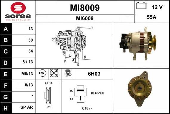 SNRA MI8009 - Alternatore autozon.pro