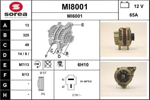 SNRA MI8001 - Alternatore autozon.pro