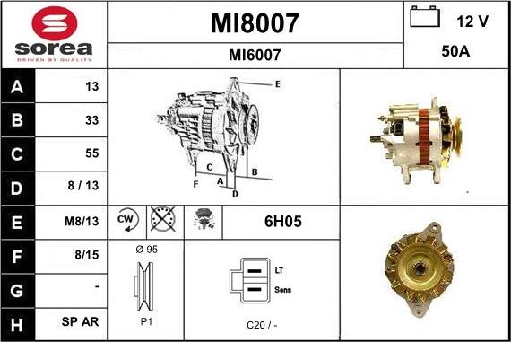 SNRA MI8007 - Alternatore autozon.pro