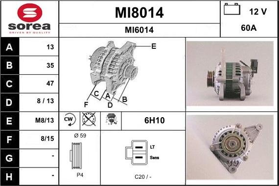 SNRA MI8014 - Alternatore autozon.pro