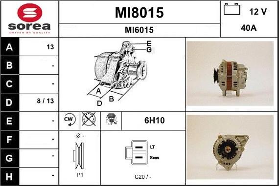 SNRA MI8015 - Alternatore autozon.pro