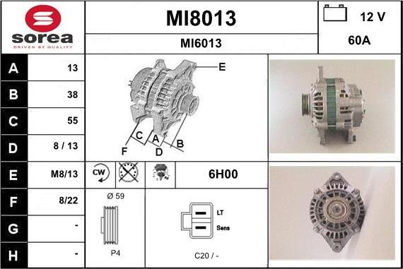 SNRA MI8013 - Alternatore autozon.pro