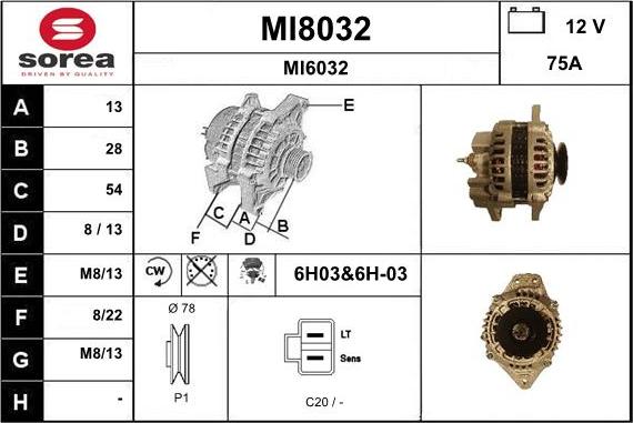 SNRA MI8032 - Alternatore autozon.pro