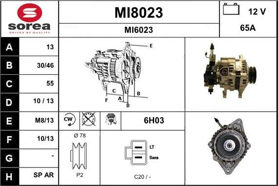 SNRA MI8023 - Alternatore autozon.pro