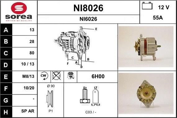 SNRA NI8026 - Alternatore autozon.pro