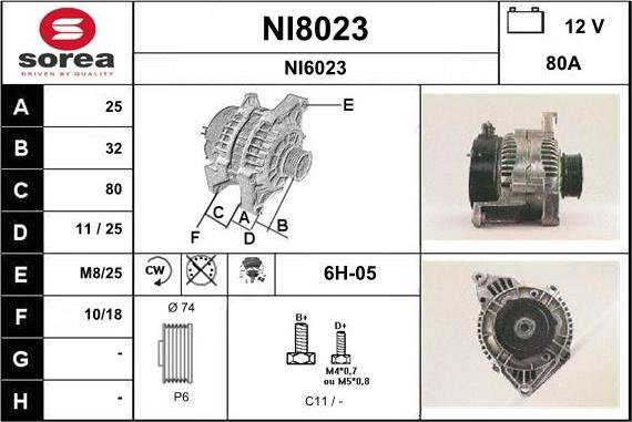 SNRA NI8023 - Alternatore autozon.pro