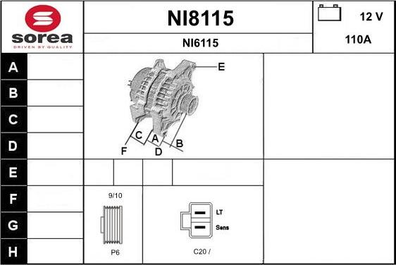 SNRA NI8115 - Alternatore autozon.pro