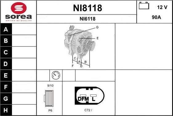 SNRA NI8118 - Alternatore autozon.pro