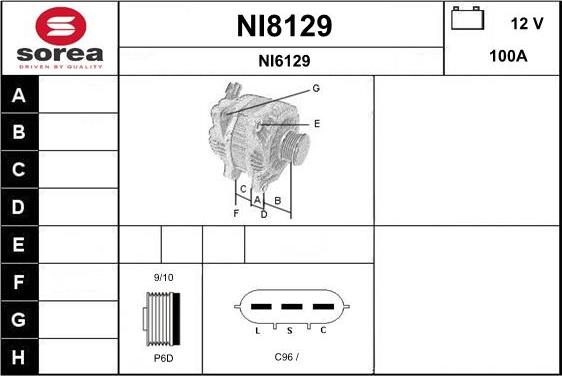 SNRA NI8129 - Alternatore autozon.pro