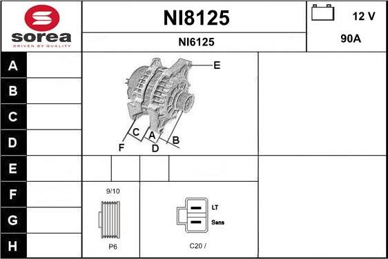 SNRA NI8125 - Alternatore autozon.pro