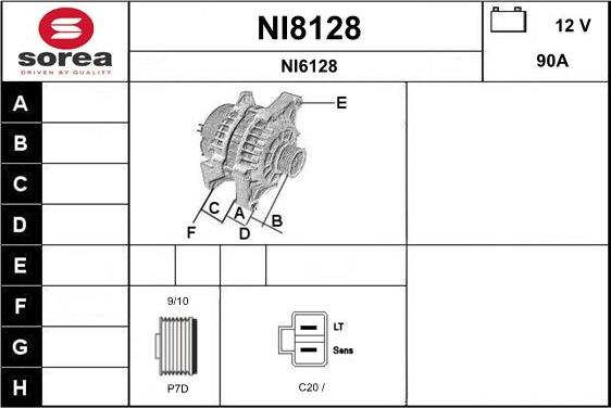 SNRA NI8128 - Alternatore autozon.pro