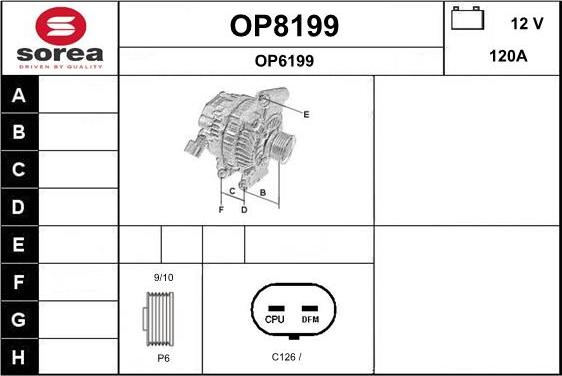 SNRA OP8199 - Alternatore autozon.pro