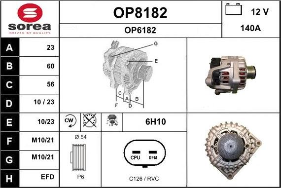 SNRA OP8182 - Alternatore autozon.pro