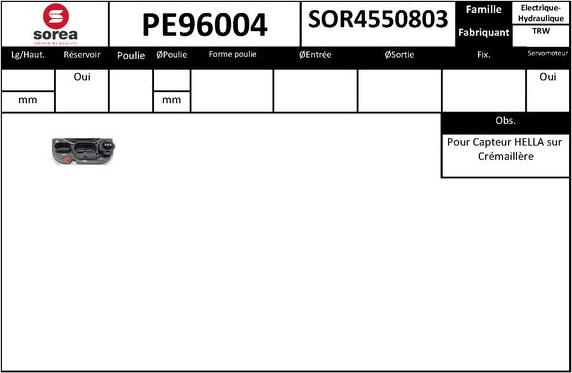 SNRA PE96004 - Pompa idraulica, Sterzo autozon.pro