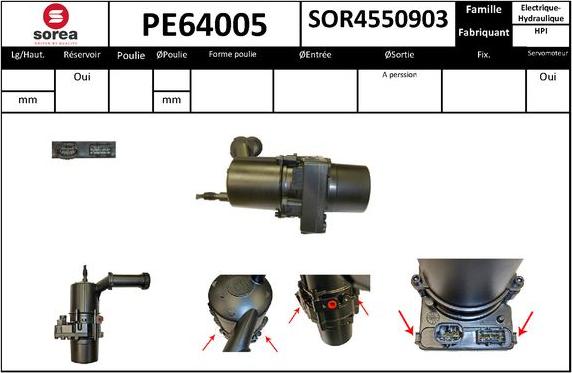 SNRA PE64005 - Pompa idraulica, Sterzo autozon.pro