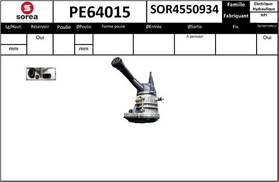 SNRA PE64015 - Pompa idraulica, Sterzo autozon.pro