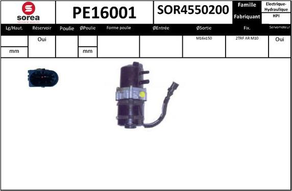 SNRA PE16001 - Pompa idraulica, Sterzo autozon.pro