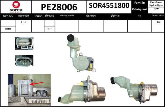 SNRA PE28006 - Pompa idraulica, Sterzo autozon.pro