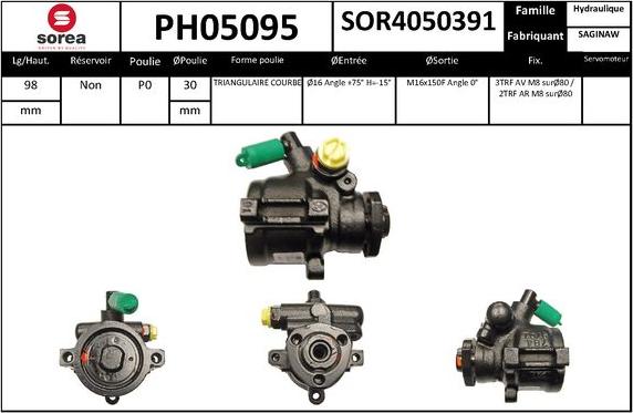 SNRA PH05095 - Pompa idraulica, Sterzo autozon.pro